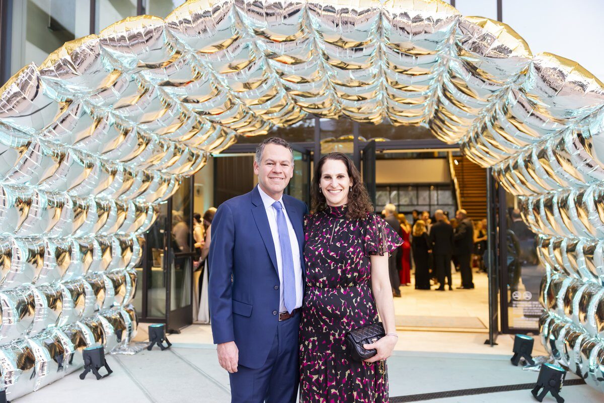 Large-scale balloon installation for Austin Symphony event Austin Texas