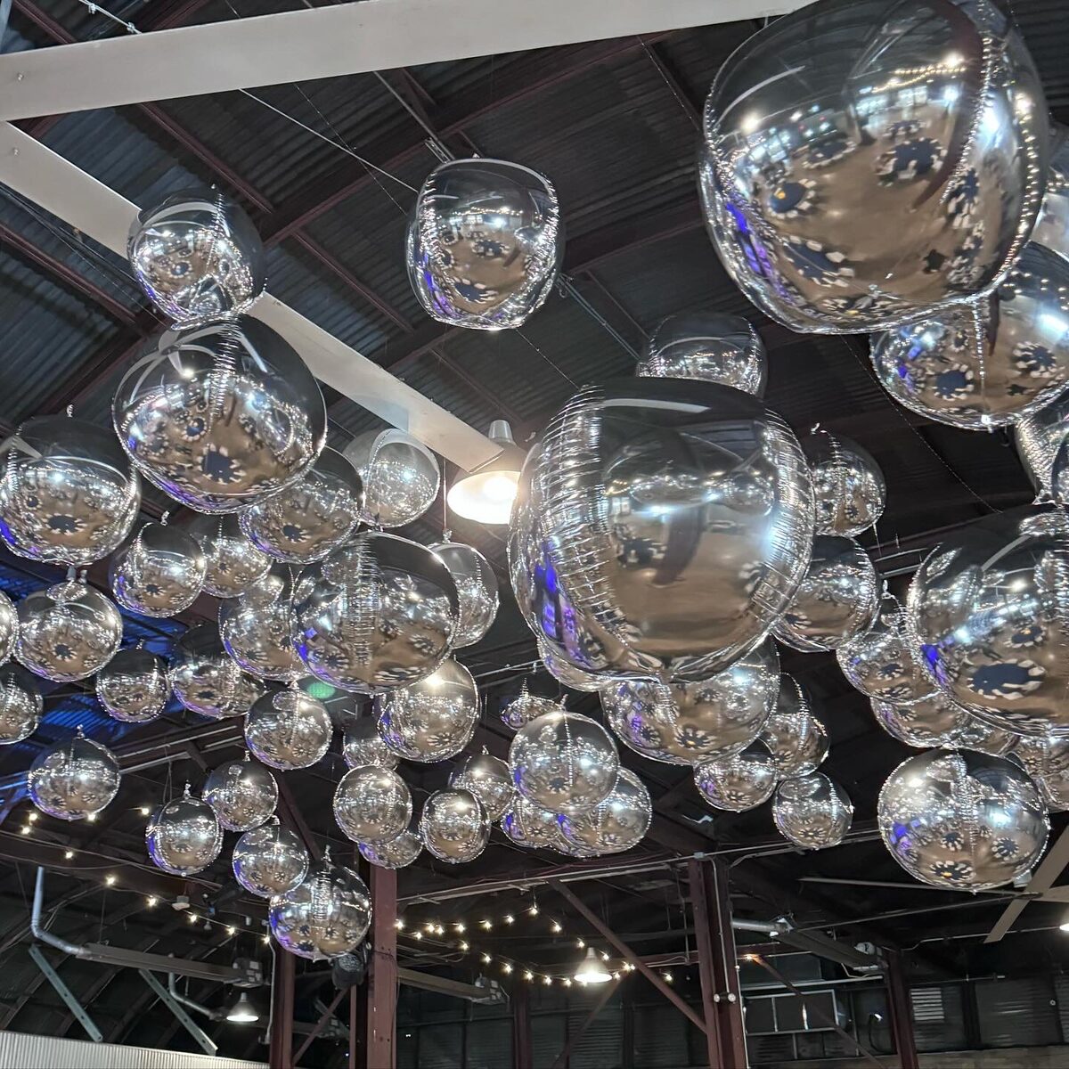 Custom balloon garland for Austin Symphony concert event in Austin