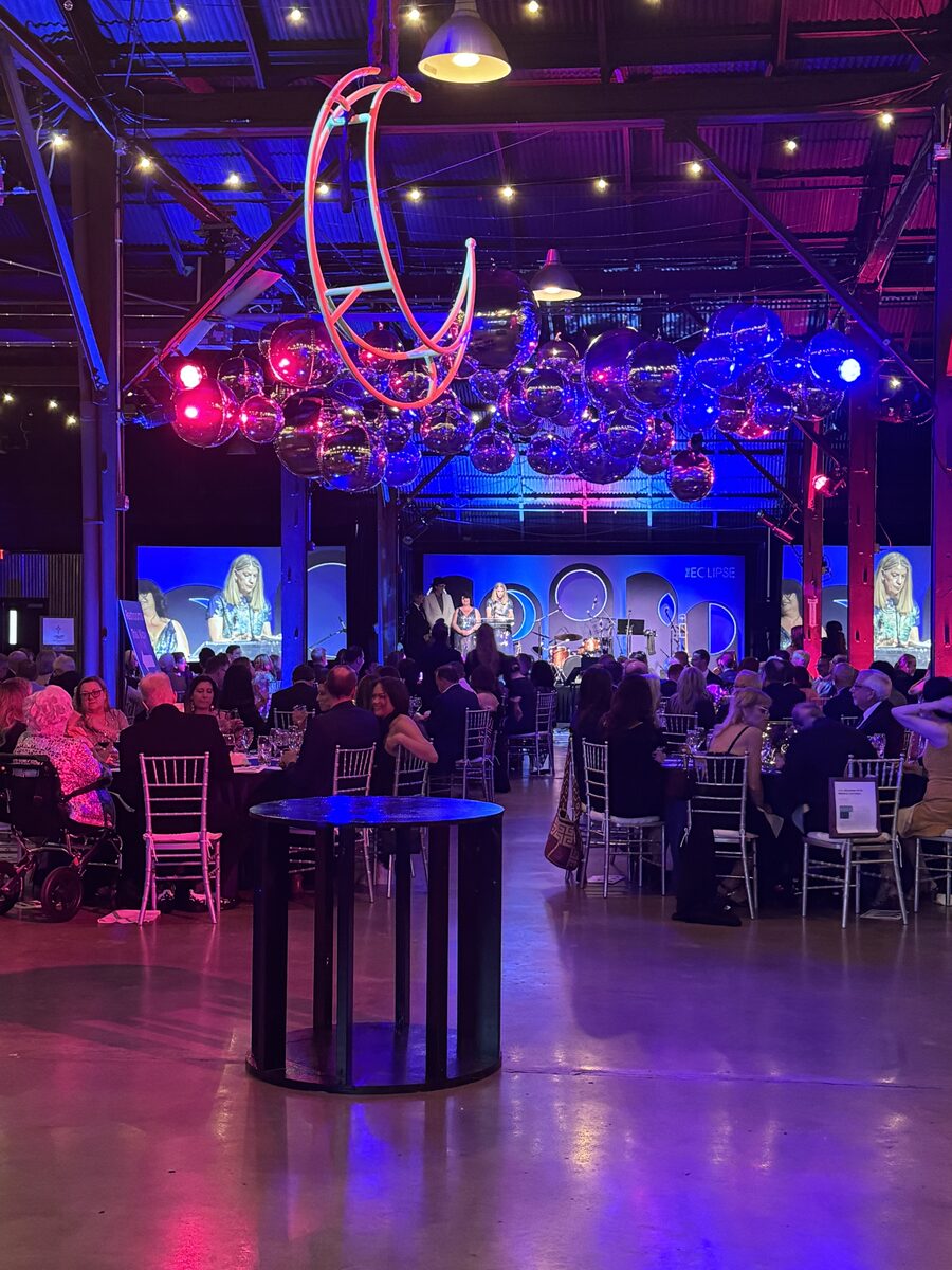 Custom balloon décor for Austin Symphony Orchestra event Austin Texas