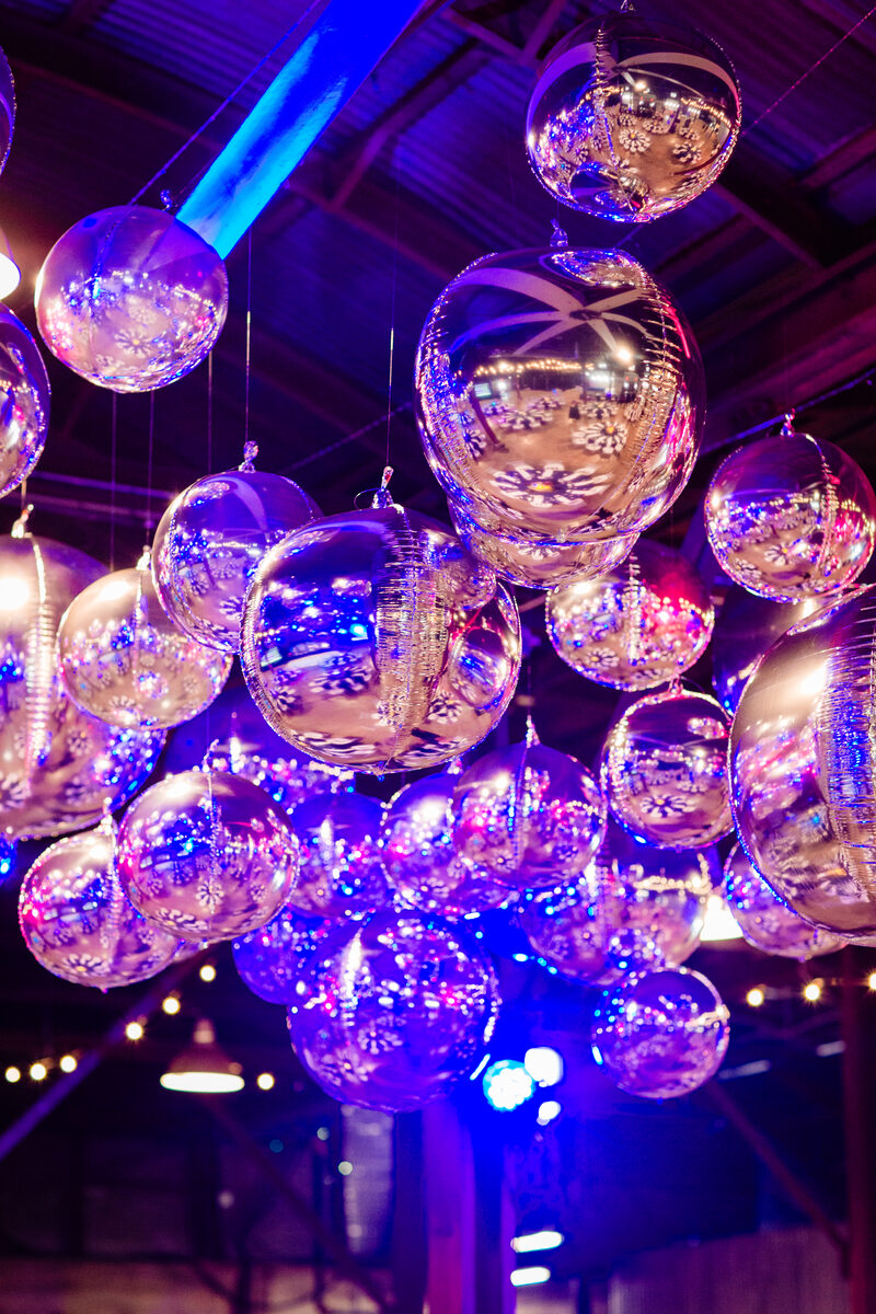 Large balloon installation for Austin Symphony event in Austin TX
